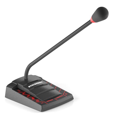 STELBERRY F220 - Однозонный пульт громкого оповещения для системы Антитеррор