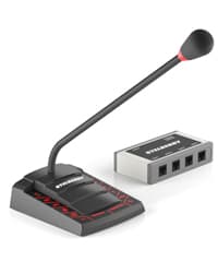 F741 - 4-зонный пульт громкого оповещения на 120 Ватт