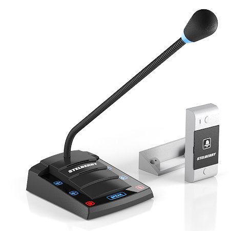 S423 - Переговорное устройство «клиент-кассир» с выходом на усилитель индукционной петли для слабослышащих