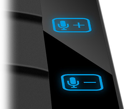 Кнопки РЕГУЛИРОВКИ ЧУВСТВИТЕЛЬНОСТИ МИКРОФОНА «КАССИР»