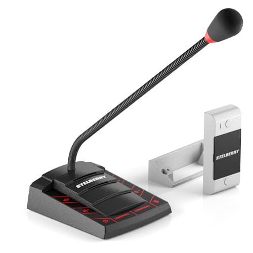 STELBERRY S510 - Переговорное устройство «КЛИЕНТ-КАССИР» с выходом для системы громкого оповещения и режимом «Симплекс»