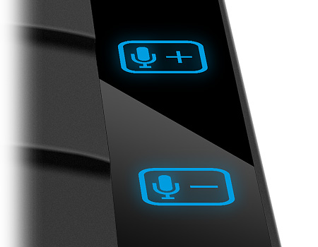 Кнопки РЕГУЛИРОВКИ ЧУВСТВИТЕЛЬНОСТИ МИКРОФОНА «КАССИР»