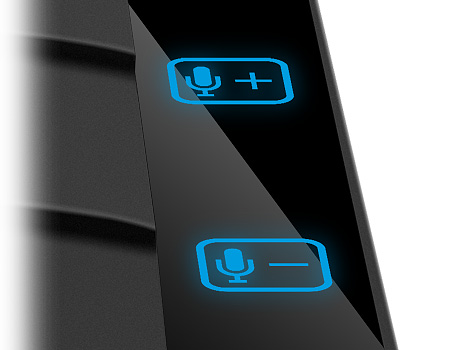 Кнопки РЕГУЛИРОВКИ ЧУВСТВИТЕЛЬНОСТИ МИКРОФОНА «КАССИР»